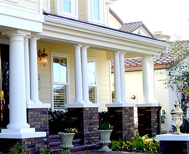 Exterior Round Porch Columnns